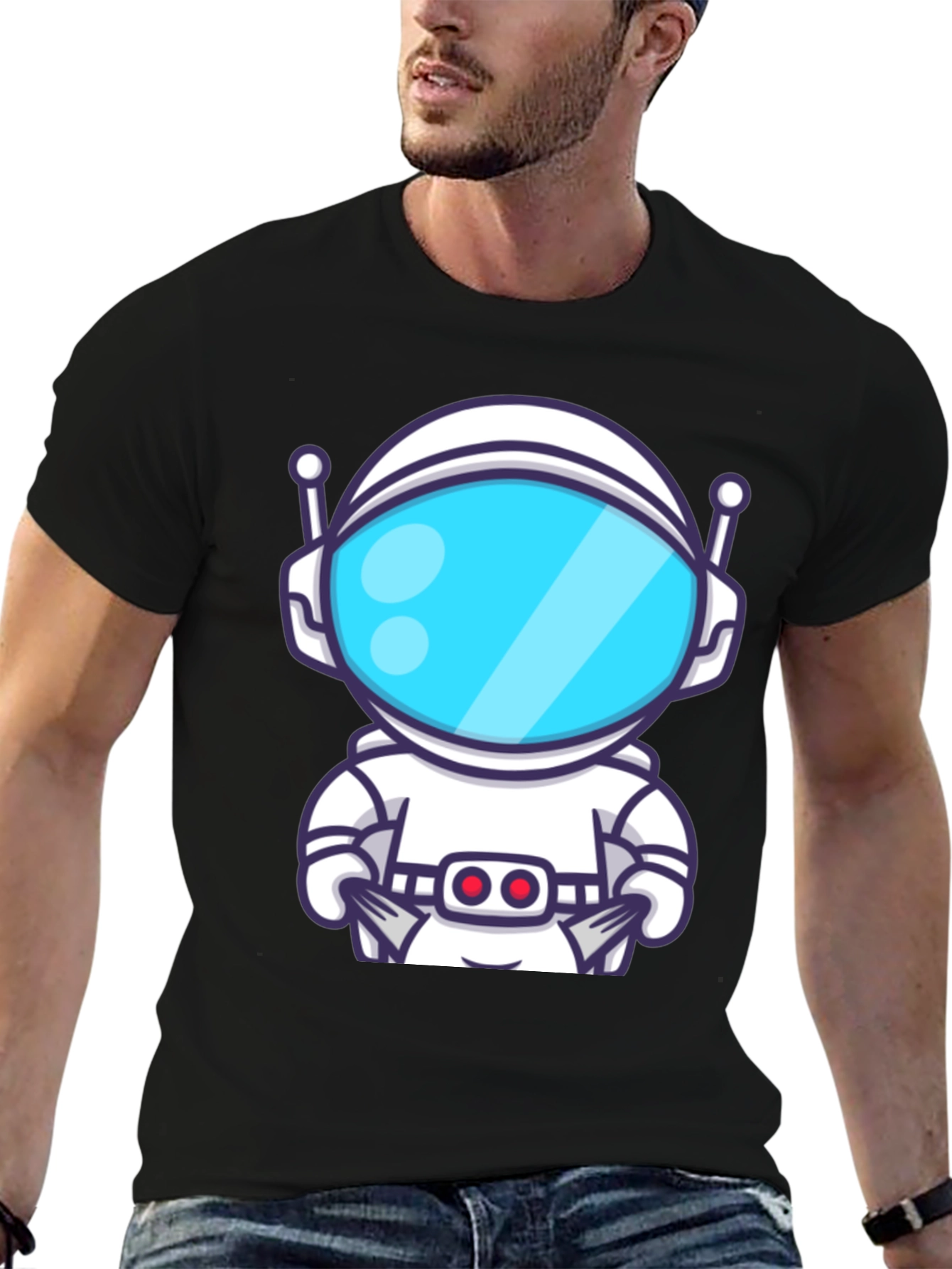 Astronaut Graphic Tee - Cool Space Explorer Design