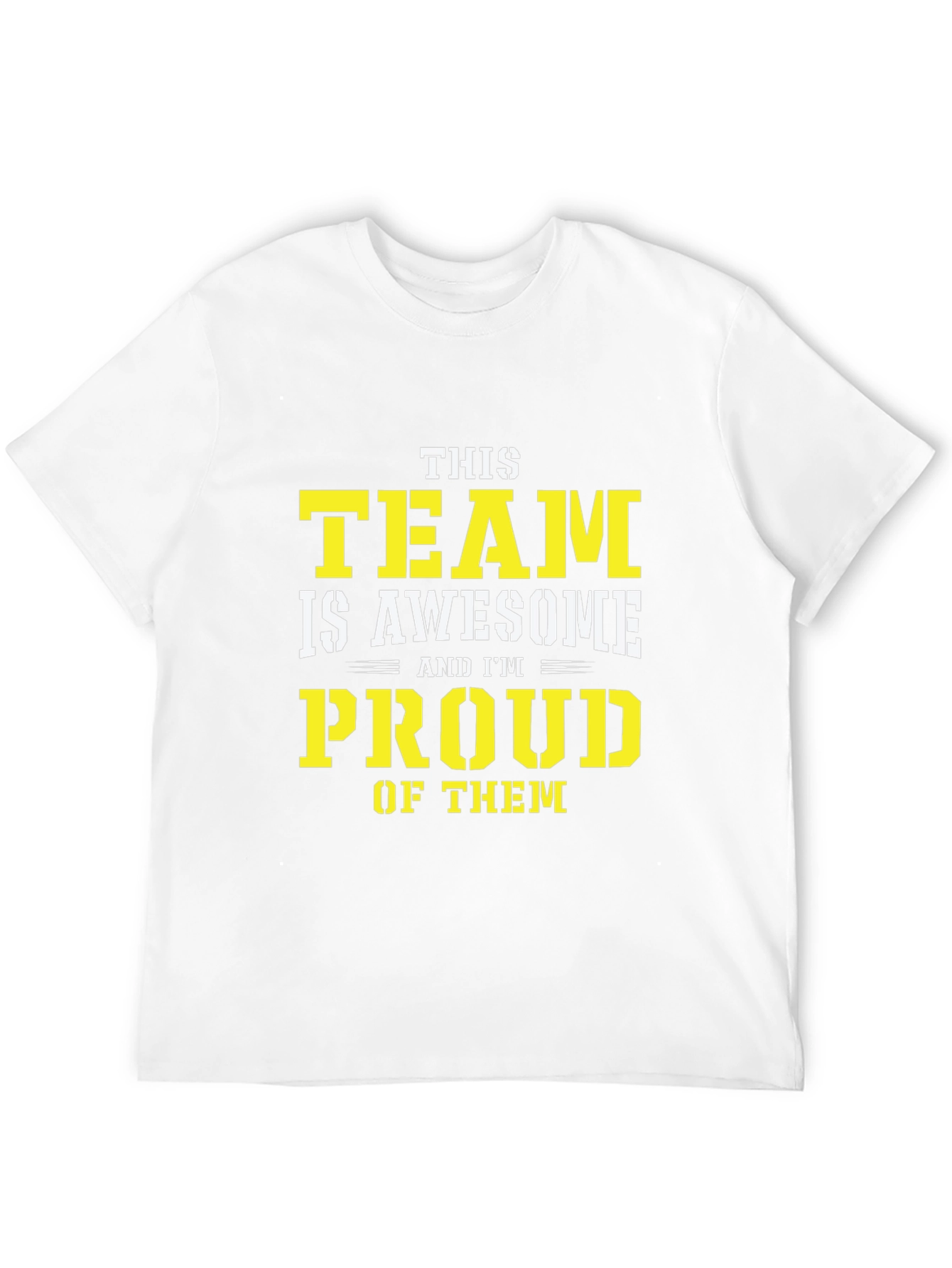 Awesome Team Proud Graphic Tee - Black