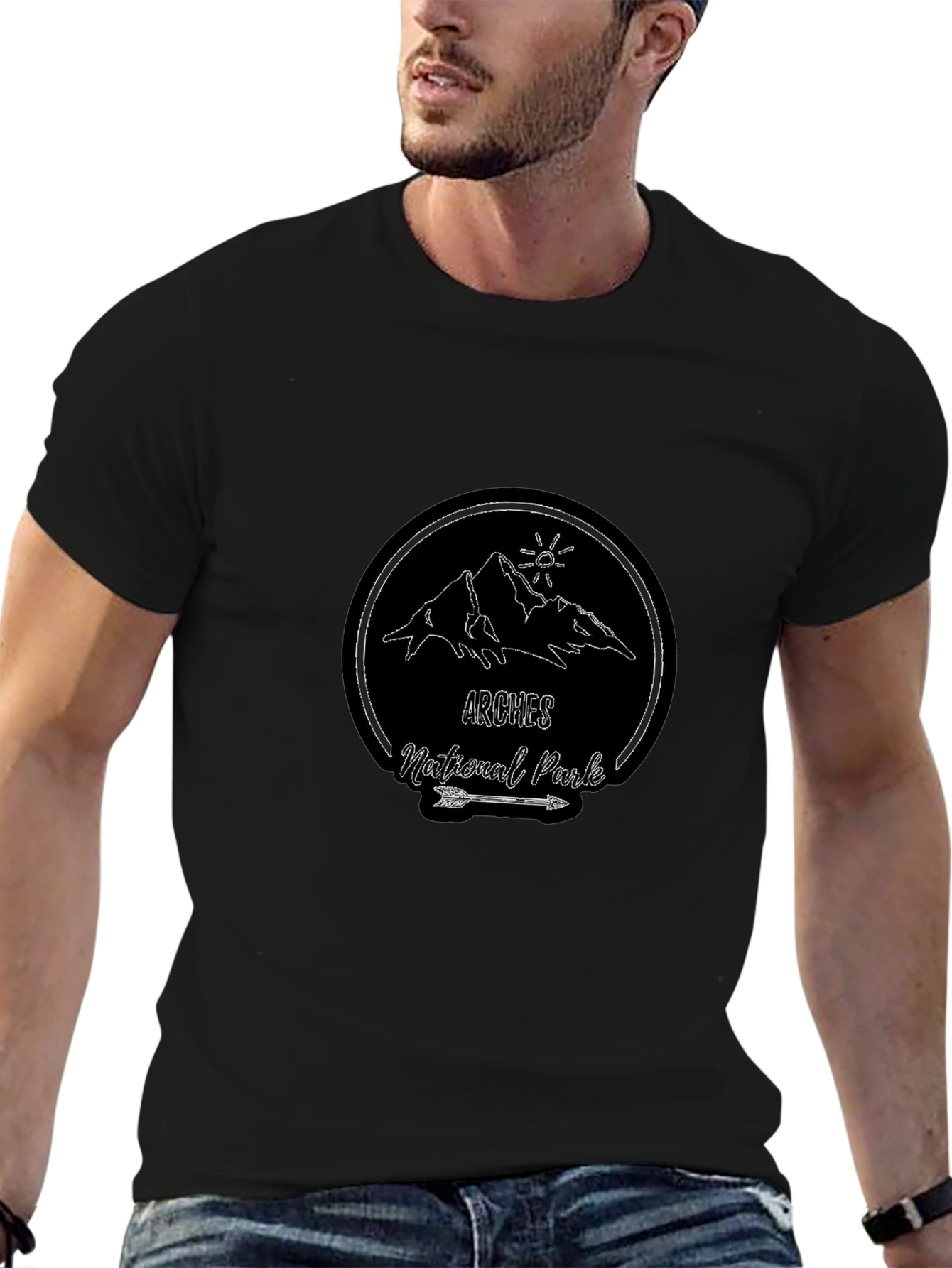 Arches National Park T-Shirt - Black Graphic Tee