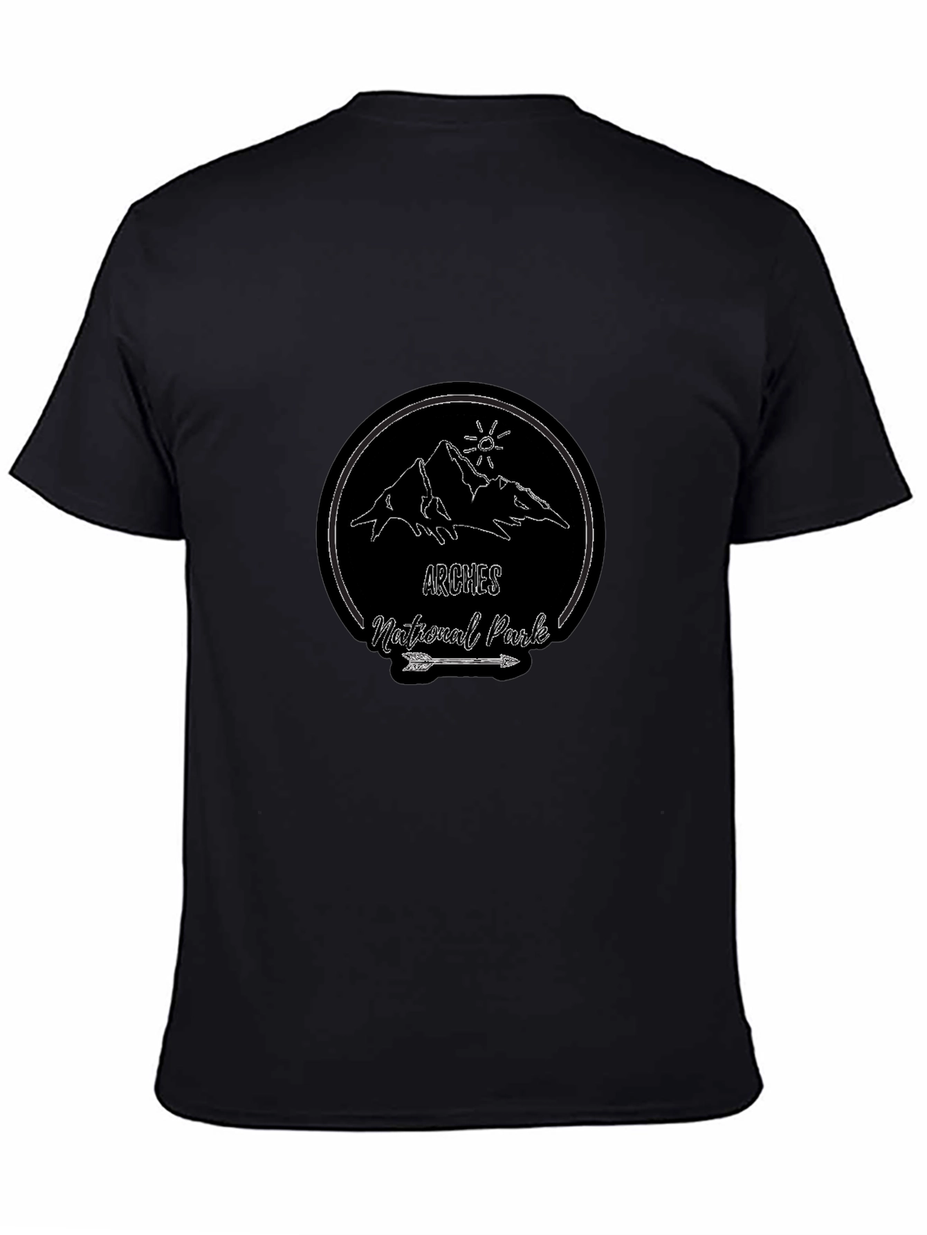 Arches National Park T-Shirt - Black Graphic Tee