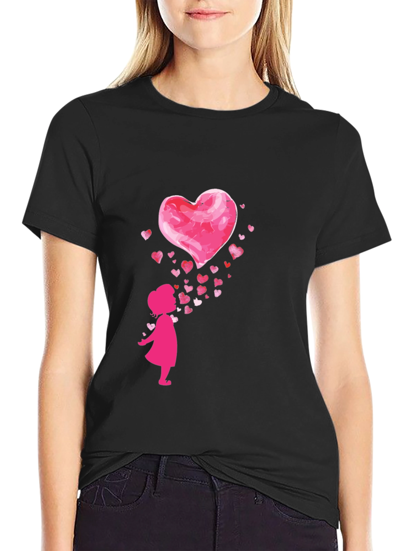 Heart Girl Graphic Tee