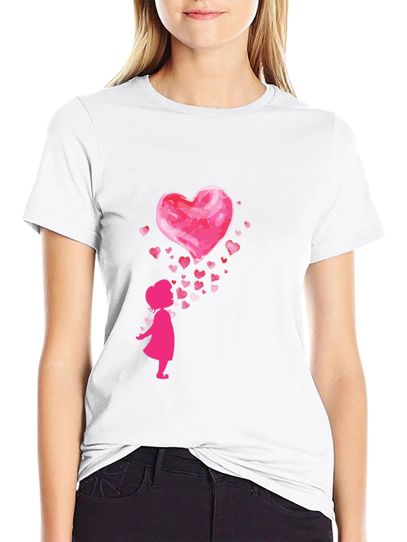 Heart Girl Graphic Tee