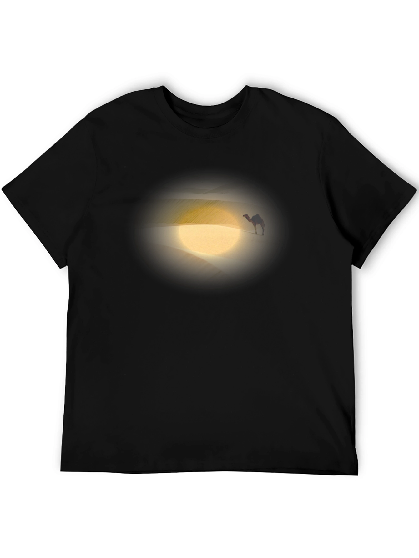 Desert Camel Graphic Tee - Black