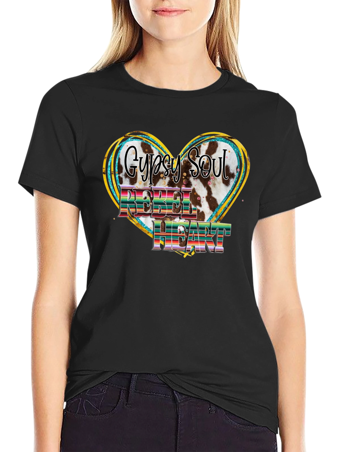 Gypsy Soul Rebel Heart Graphic Tee