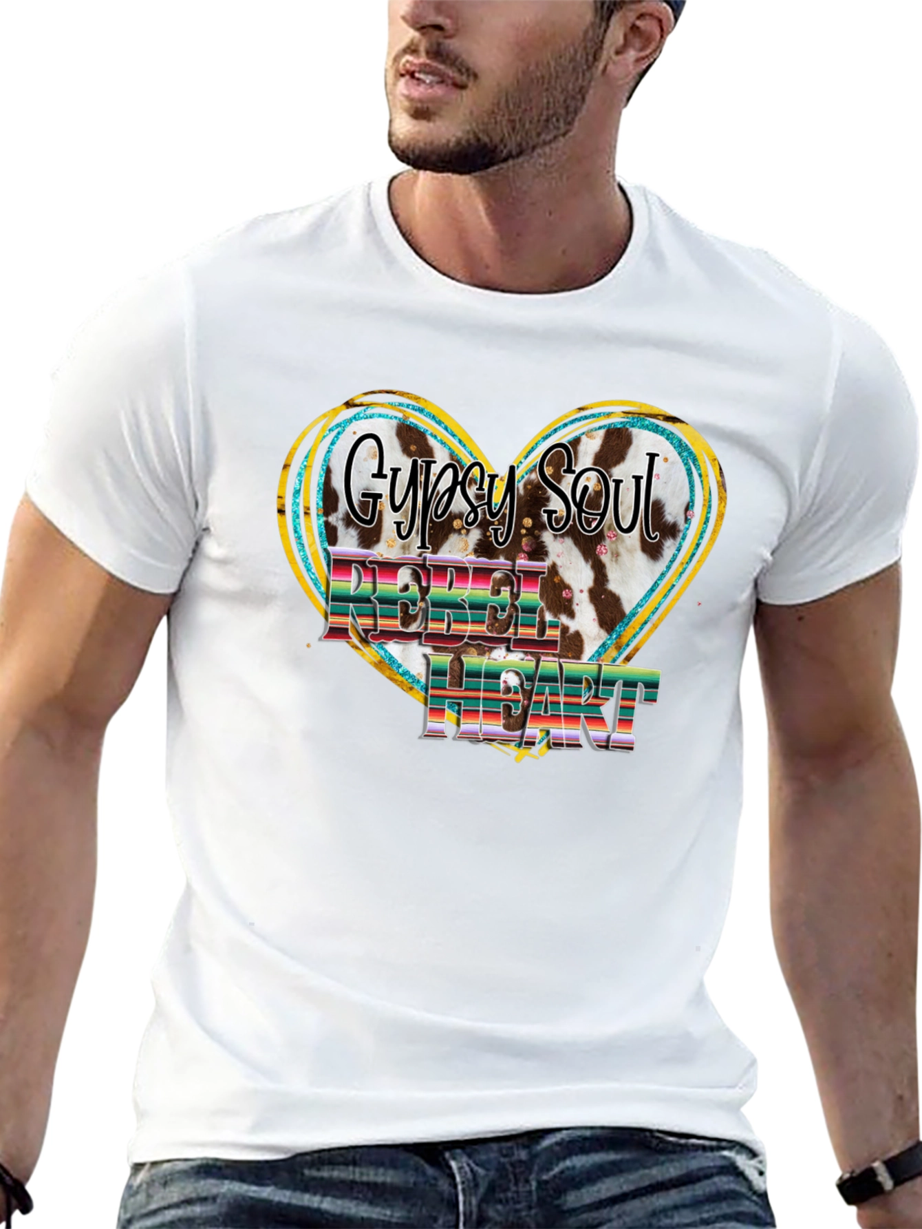 Gypsy Soul Rebel Heart Graphic Tee