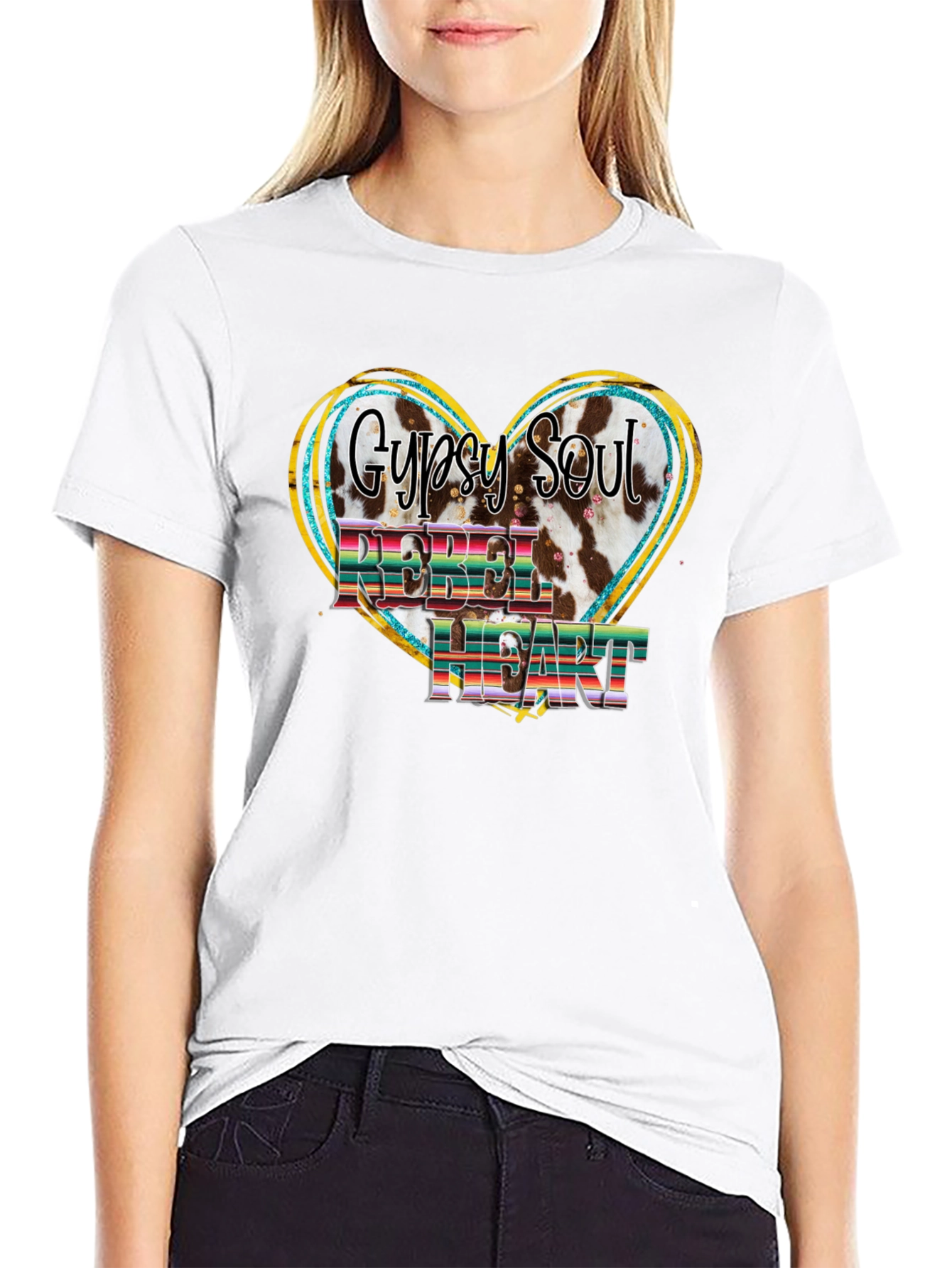 Gypsy Soul Rebel Heart Graphic Tee