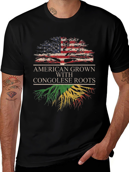 American Grown Congolese Roots T-Shirt