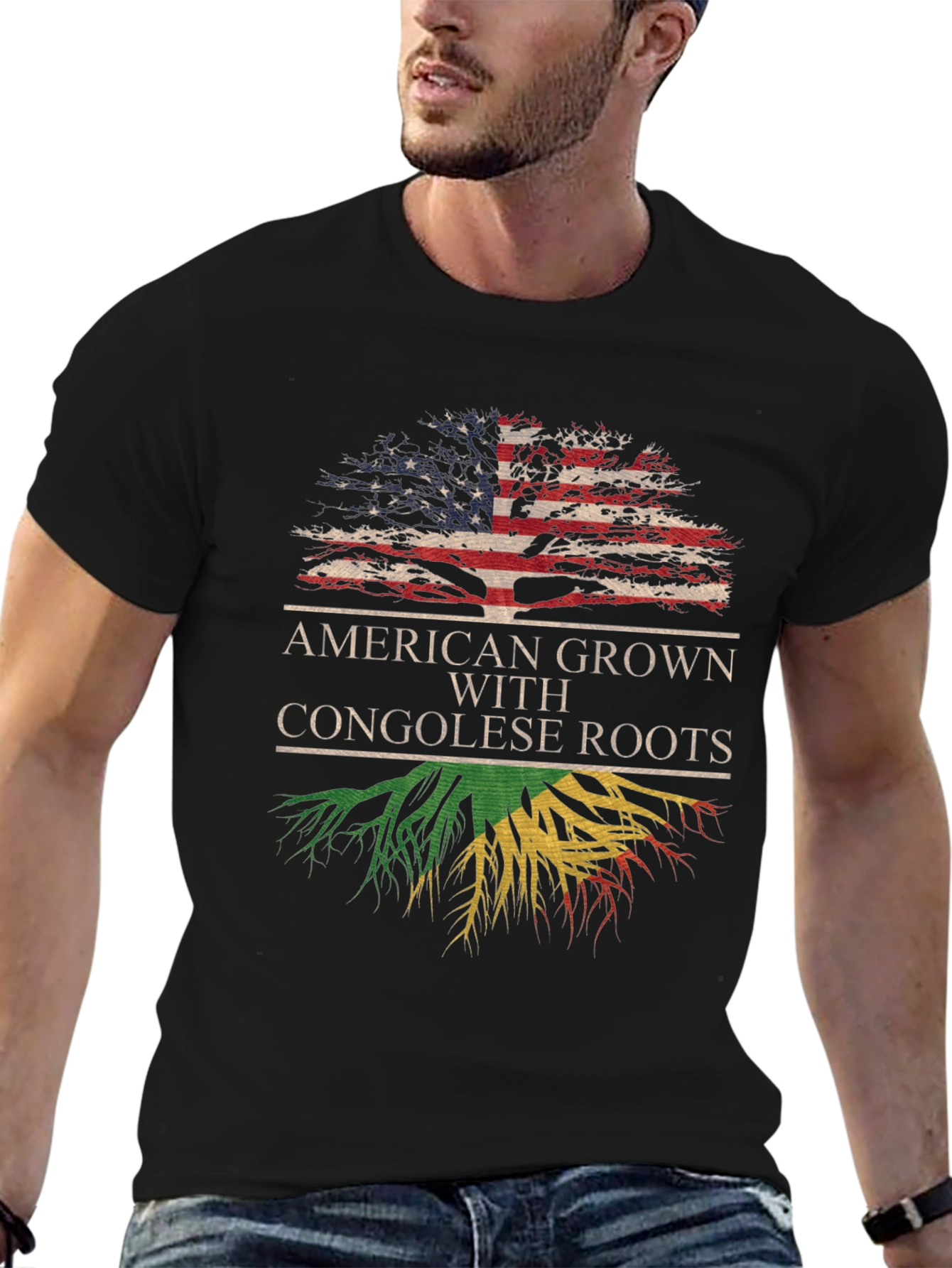 American Grown Congolese Roots T-Shirt