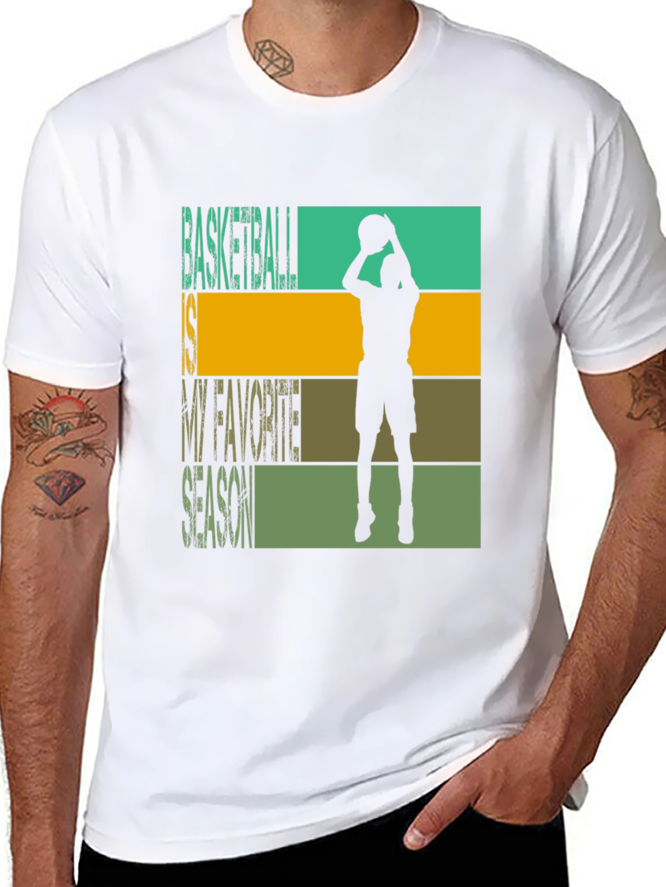 Basketball Season Graphic Tee