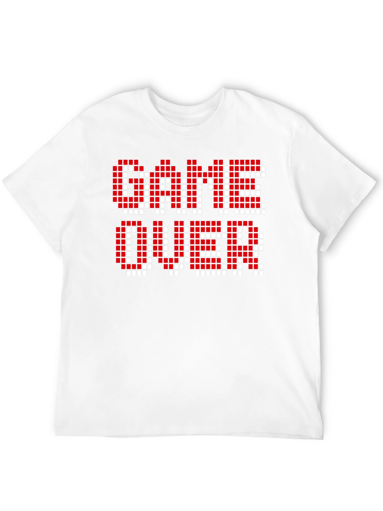Game Over Pixel Art T-Shirt - Gamer Tee