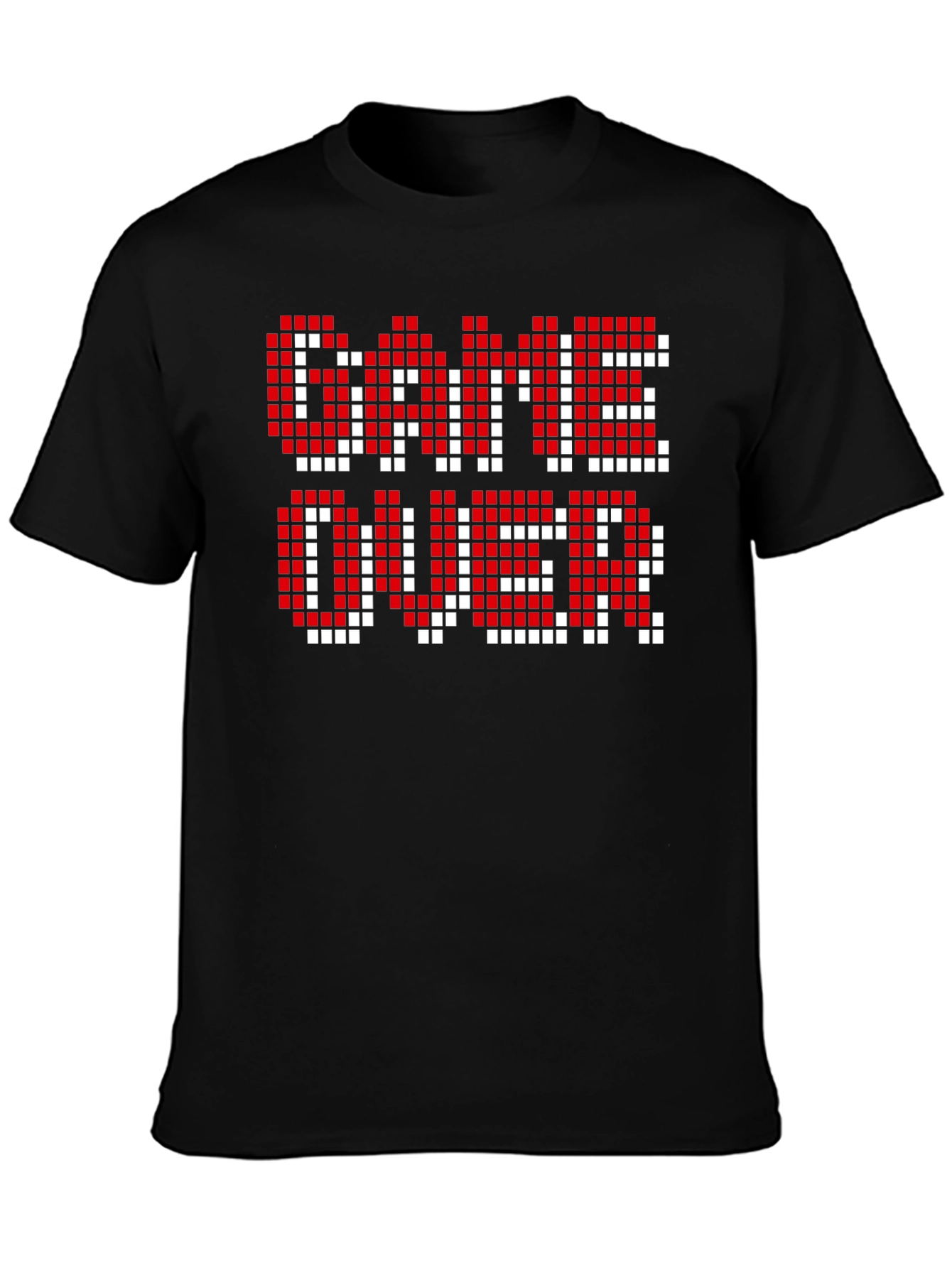 Game Over Pixel Art T-Shirt - Gamer Tee