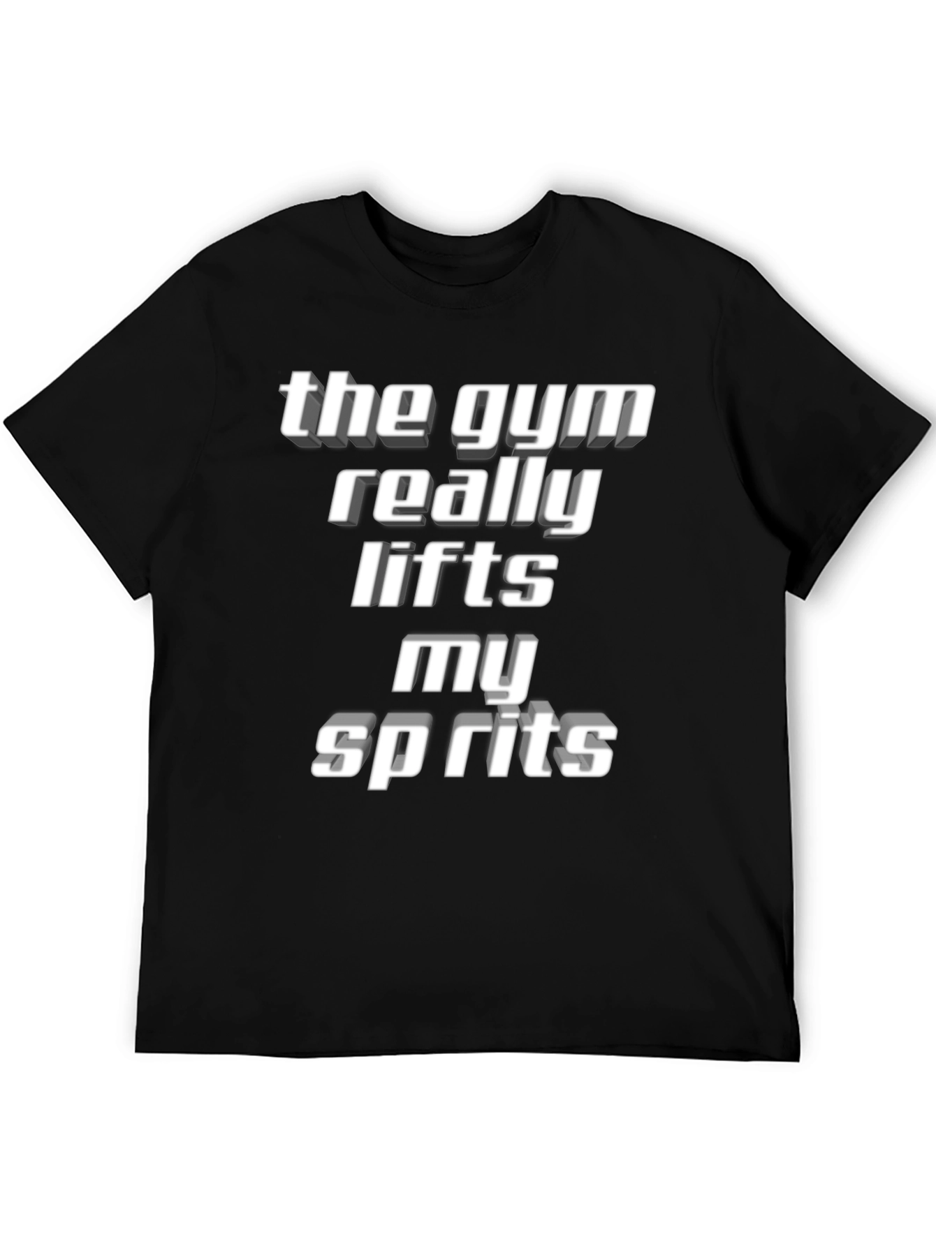 Gym Lifts Spirits T-Shirt - Motivation Tee