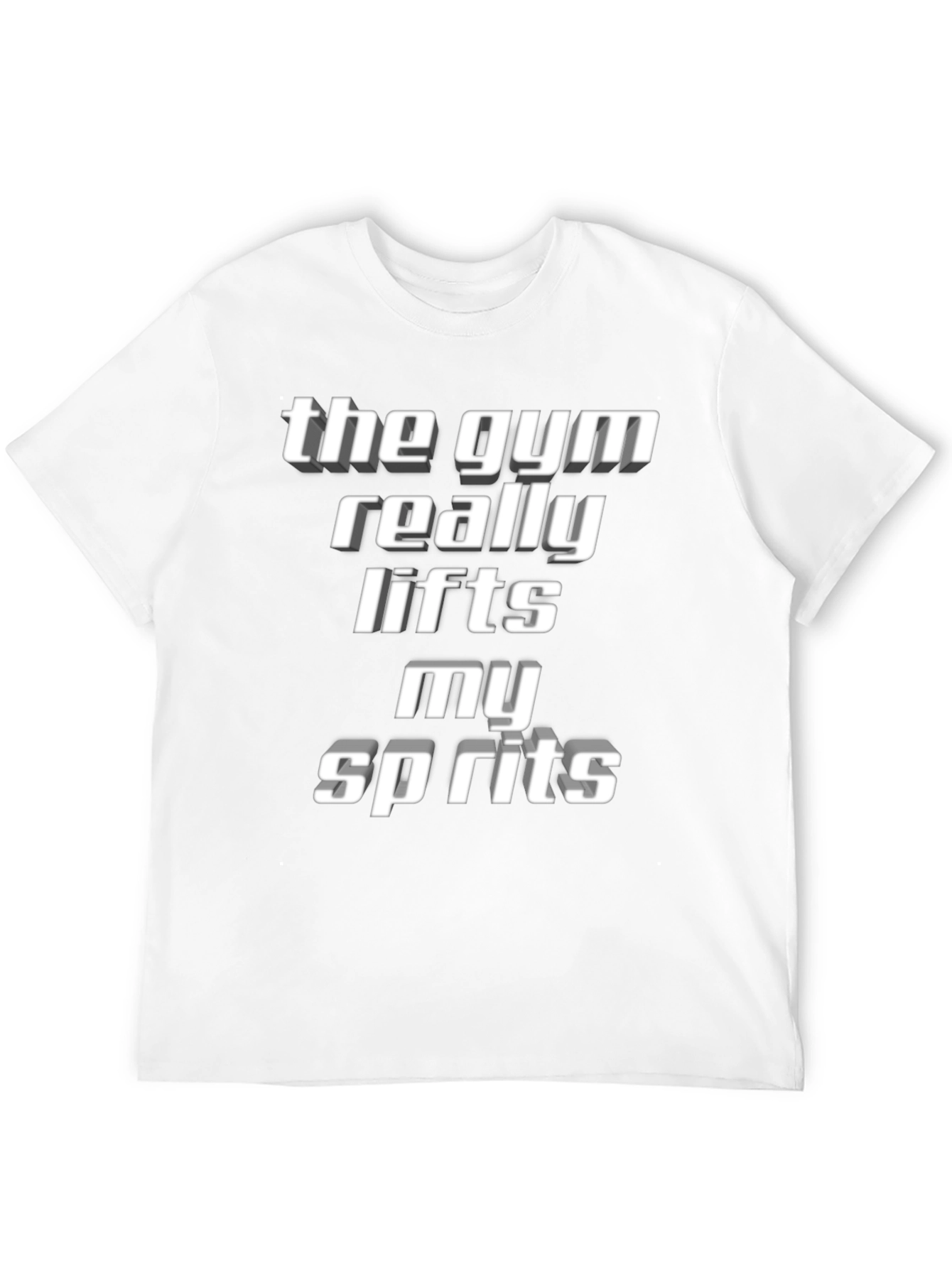 Gym Lifts Spirits T-Shirt - Motivation Tee
