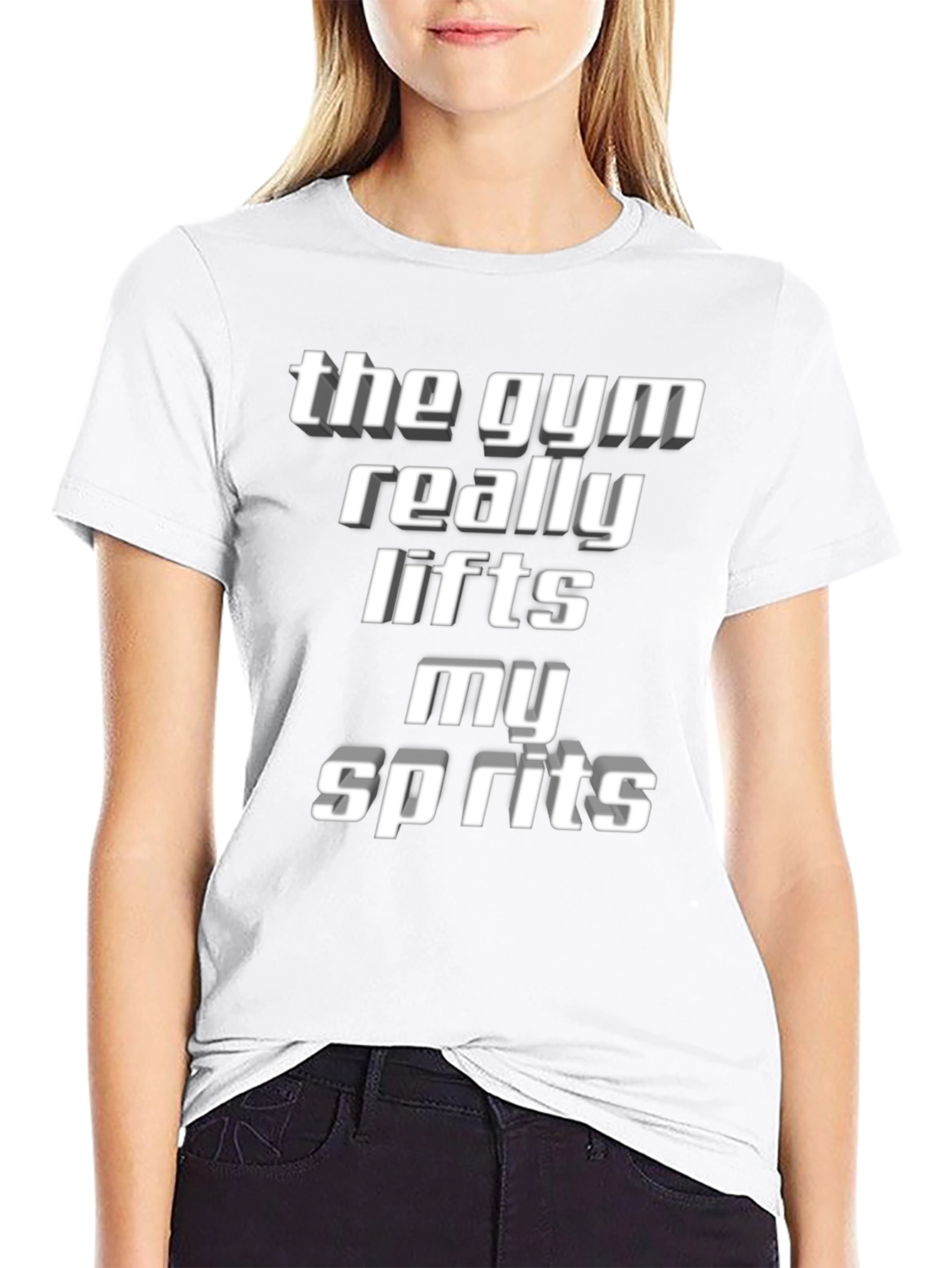 Gym Lifts Spirits T-Shirt - Motivation Tee