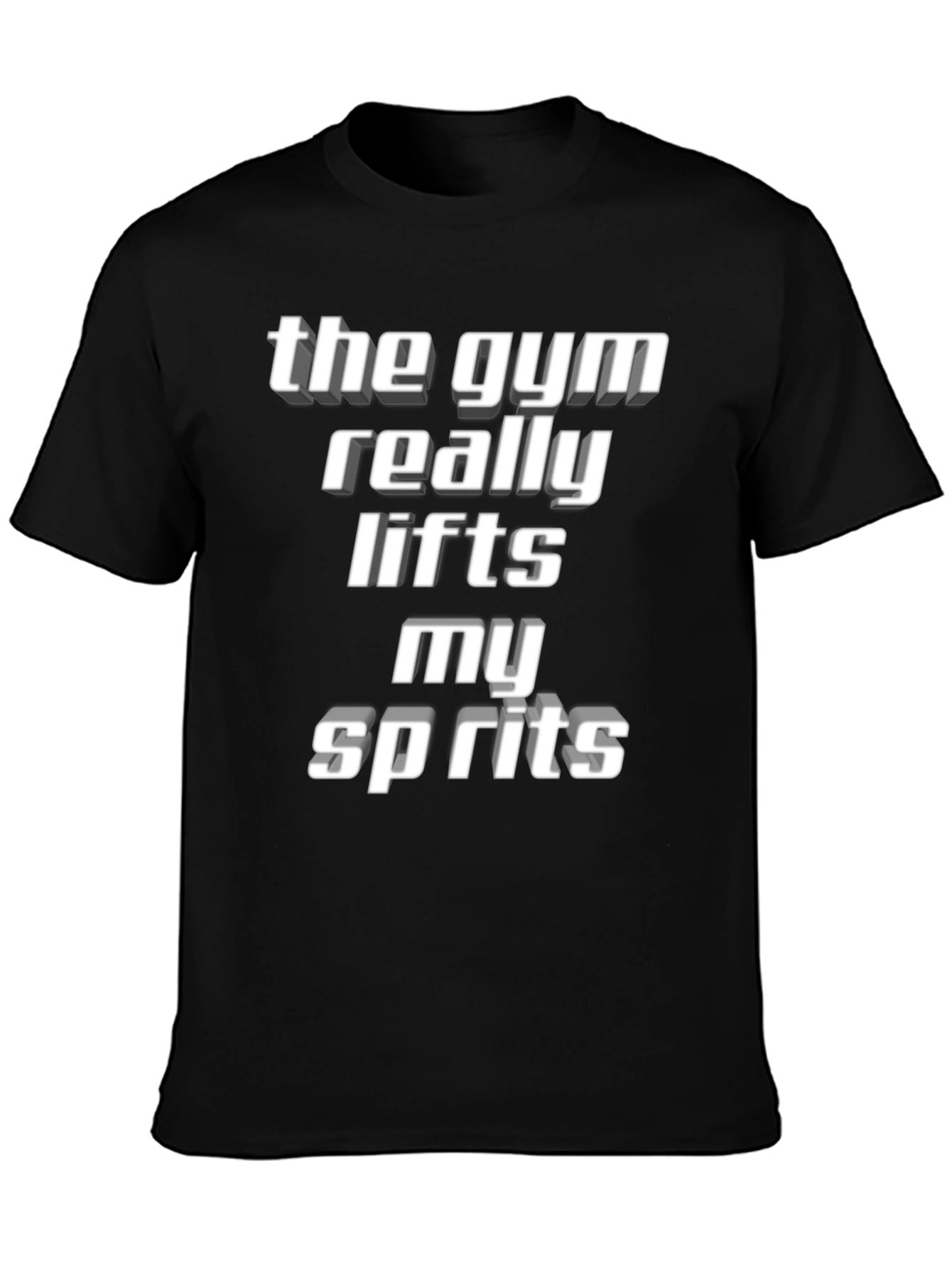 Gym Lifts Spirits T-Shirt - Motivation Tee