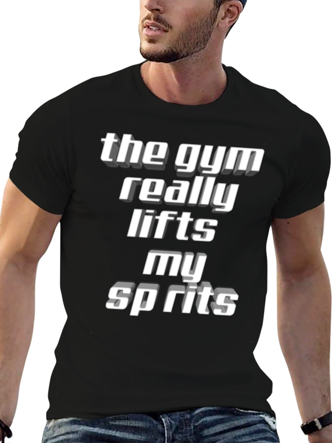 Gym Lifts Spirits T-Shirt - Motivation Tee