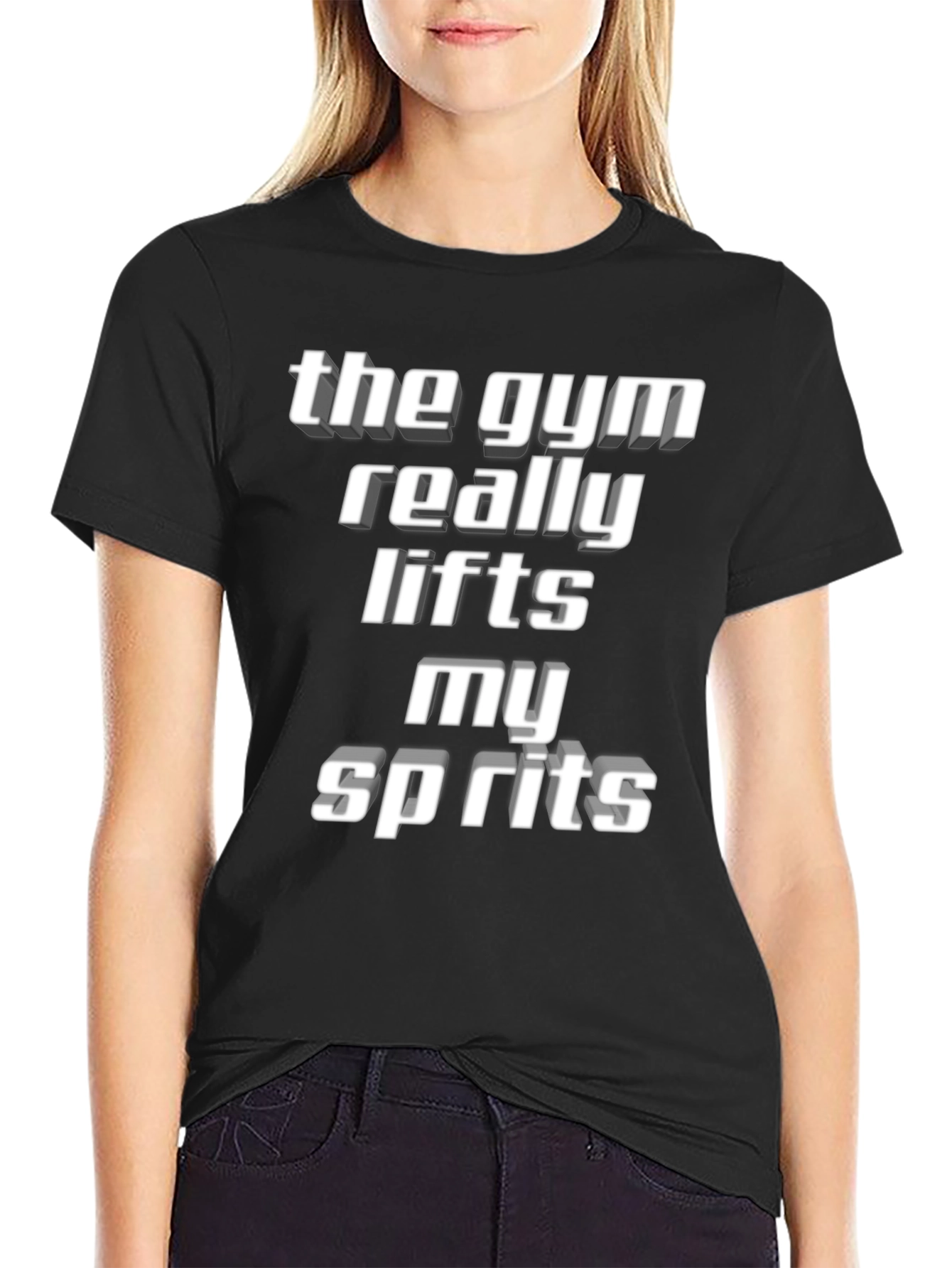 Gym Lifts Spirits T-Shirt - Motivation Tee