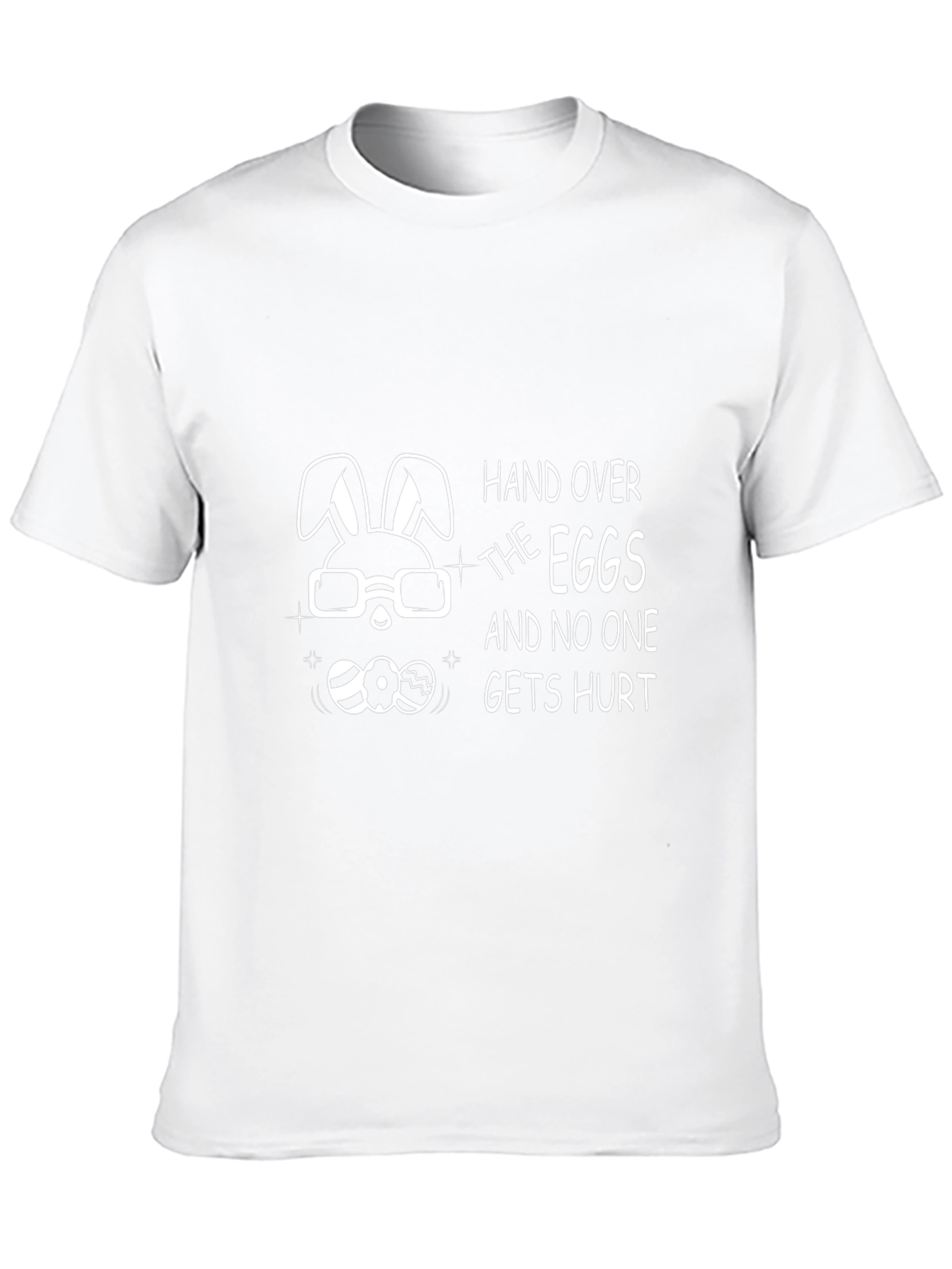 Hand Over the Eggs Easter Graphic T-Shirt
