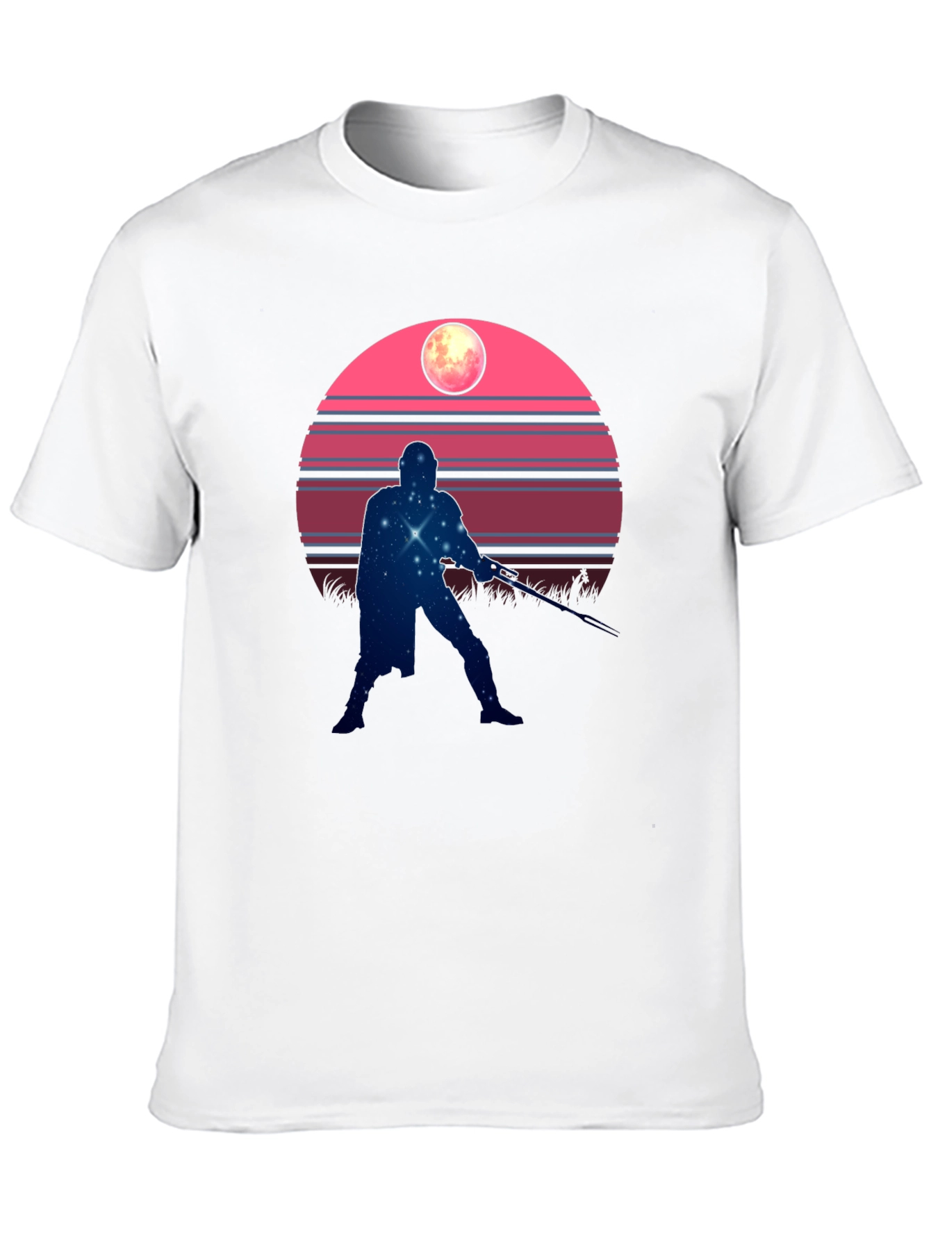 Retro Starry Silhouette Graphic Tee