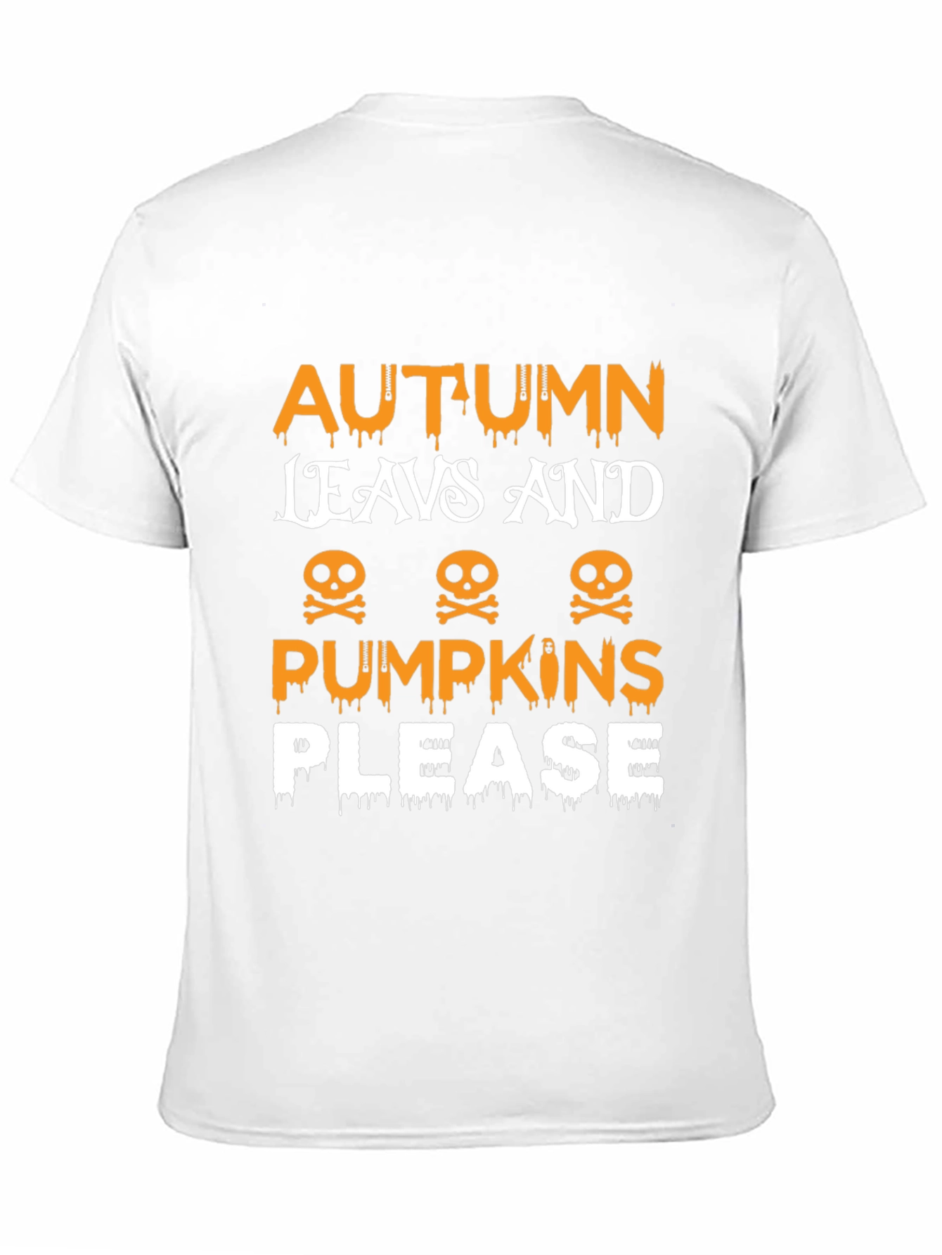 Autumn Leaves & Pumpkins Please Graphic Tee