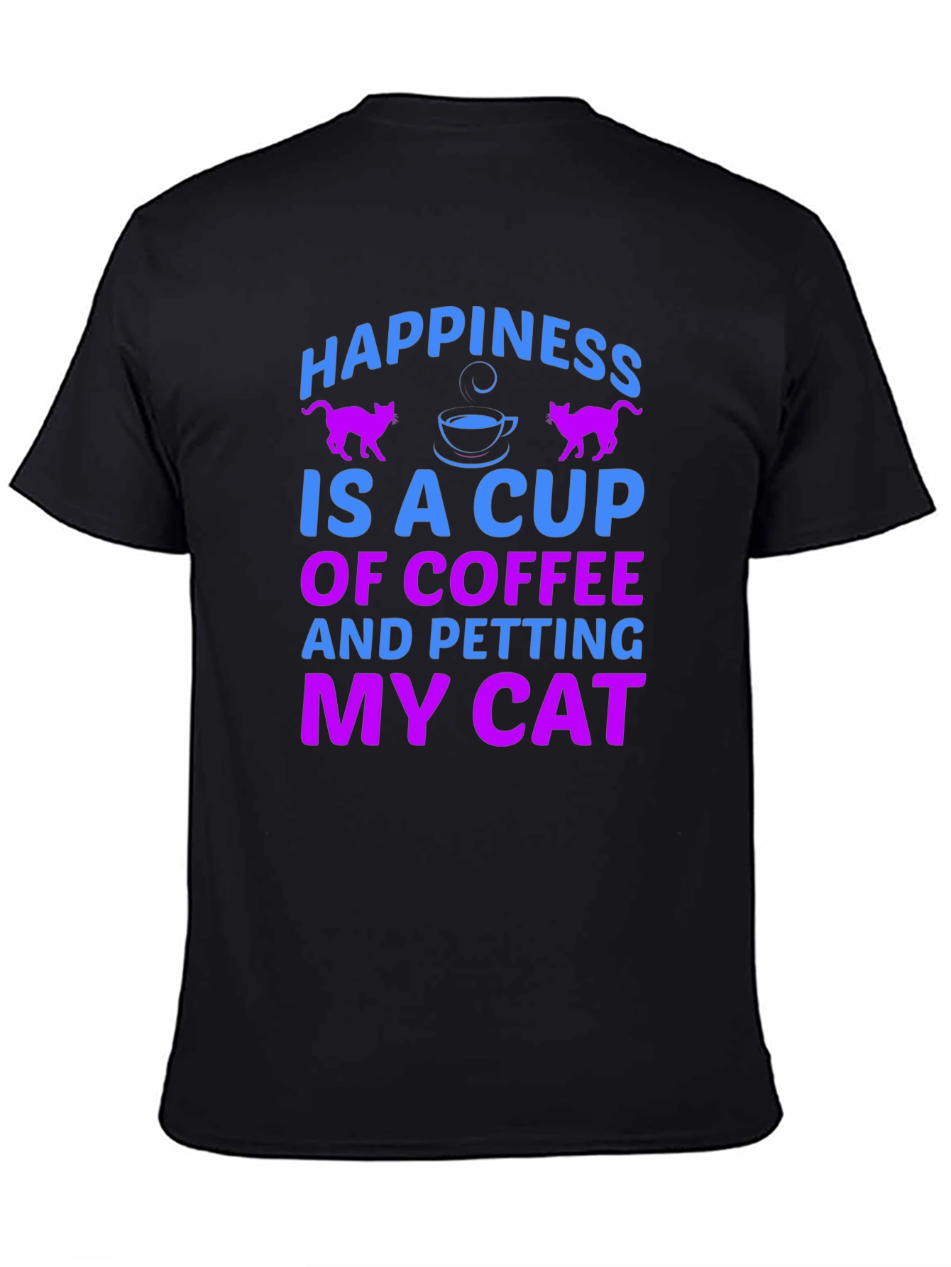Happiness is Coffee & Cats T-Shirt
