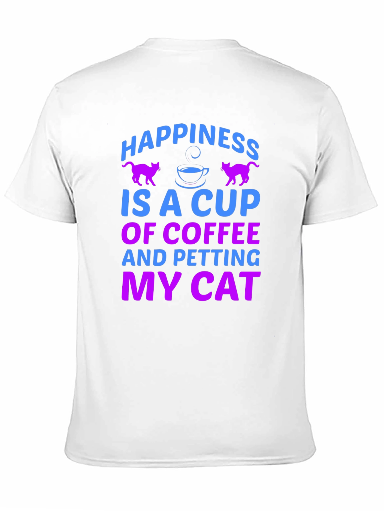 Happiness is Coffee & Cats T-Shirt