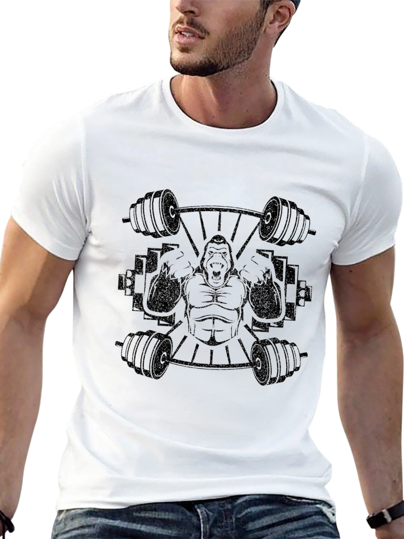 Gorilla Gym Black T-Shirt