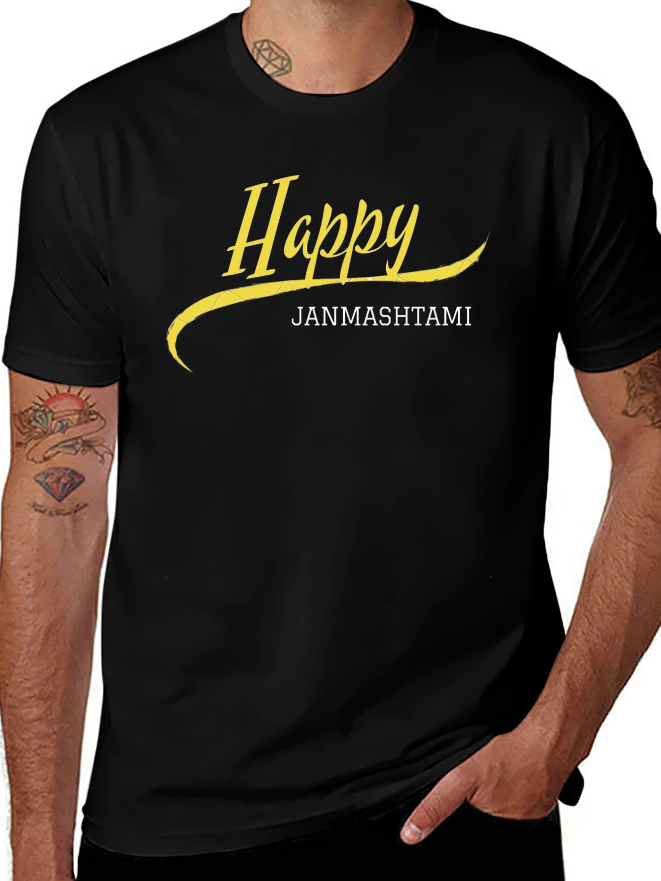 Happy Janmashtami Graphic T-Shirt