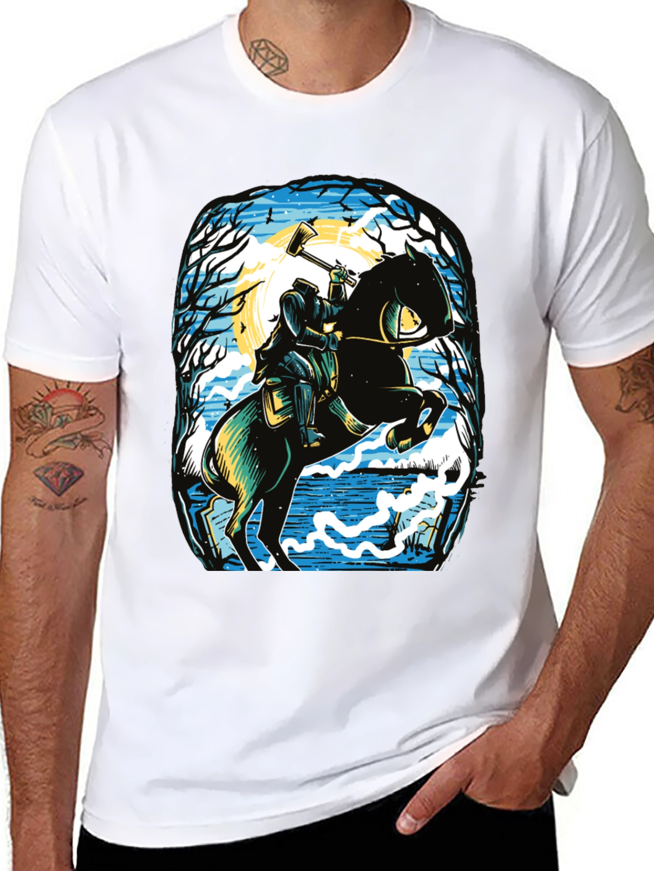 Headless Horseman T-Shirt - Spooky Halloween Tee