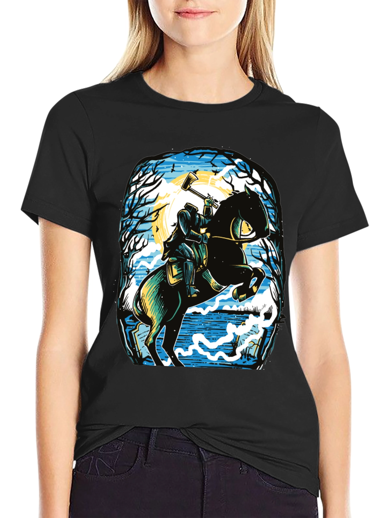 Headless Horseman T-Shirt - Spooky Halloween Tee