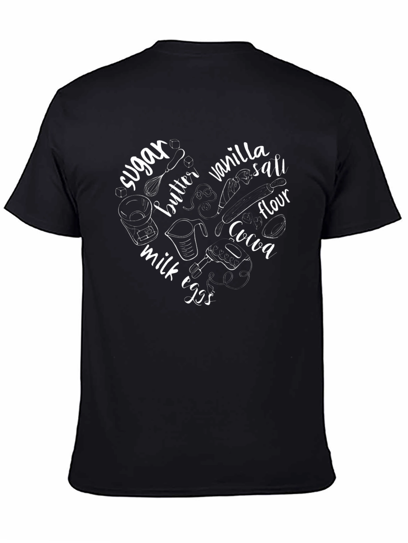 Baking Lovers Heart T-Shirt