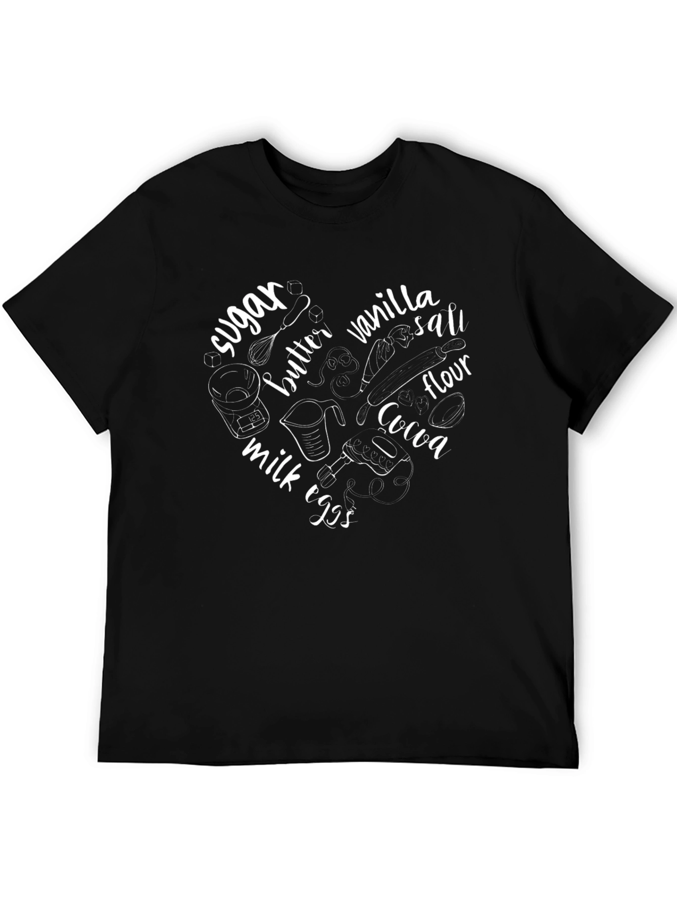 Baking Lovers Heart T-Shirt