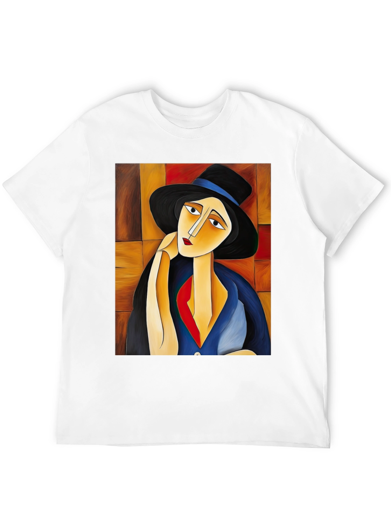 Abstract Portrait Graphic Tee