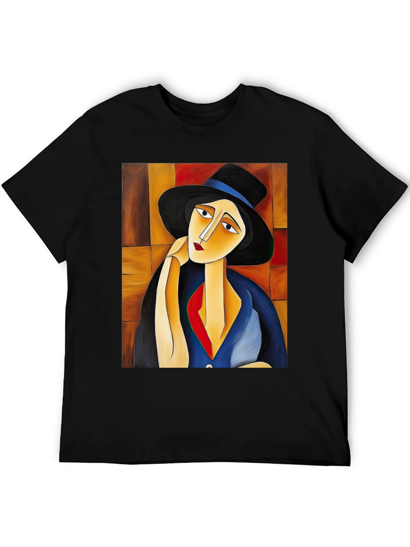 Abstract Portrait Graphic Tee