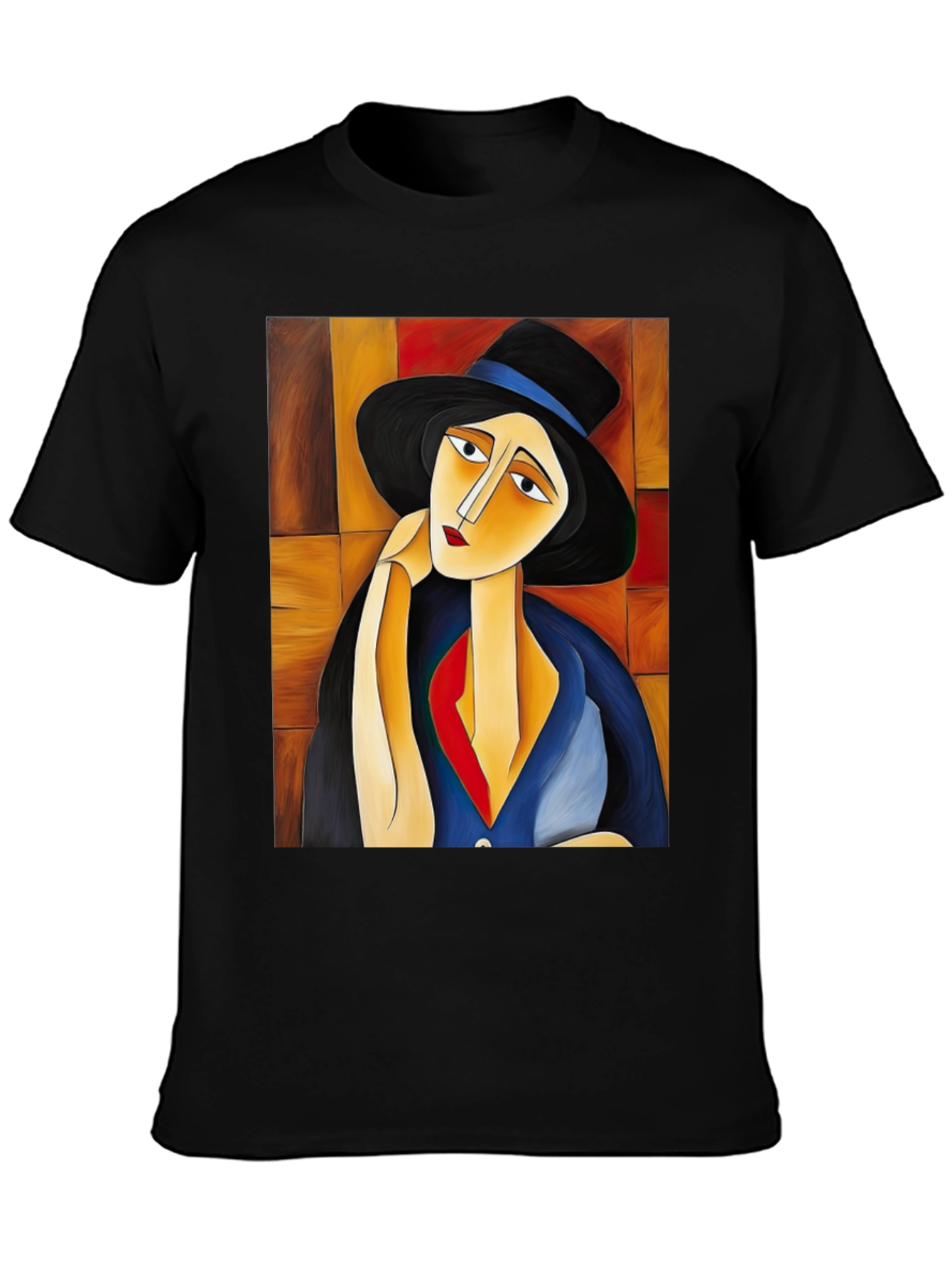 Abstract Portrait Graphic Tee