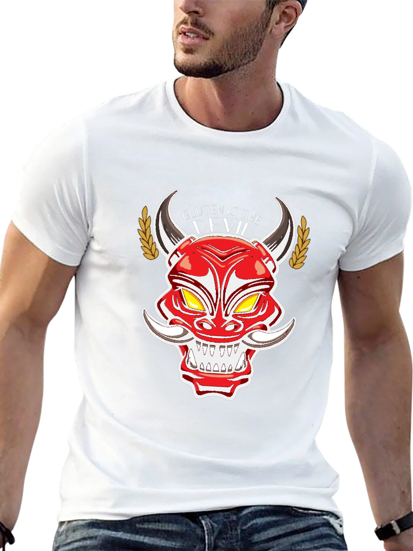 Gluten is the Devil T-Shirt - Anti-Gluten Apparel