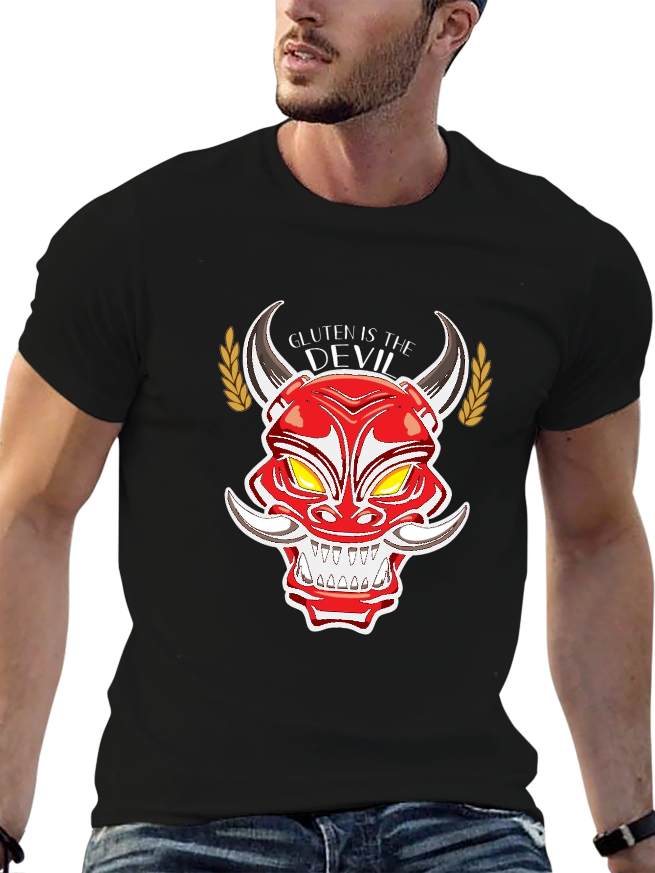 Gluten is the Devil T-Shirt - Anti-Gluten Apparel
