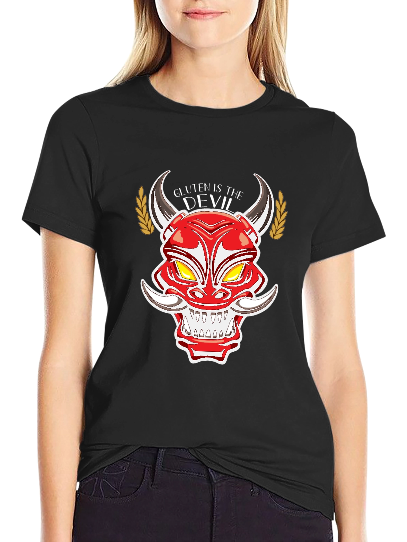 Gluten is the Devil T-Shirt - Anti-Gluten Apparel