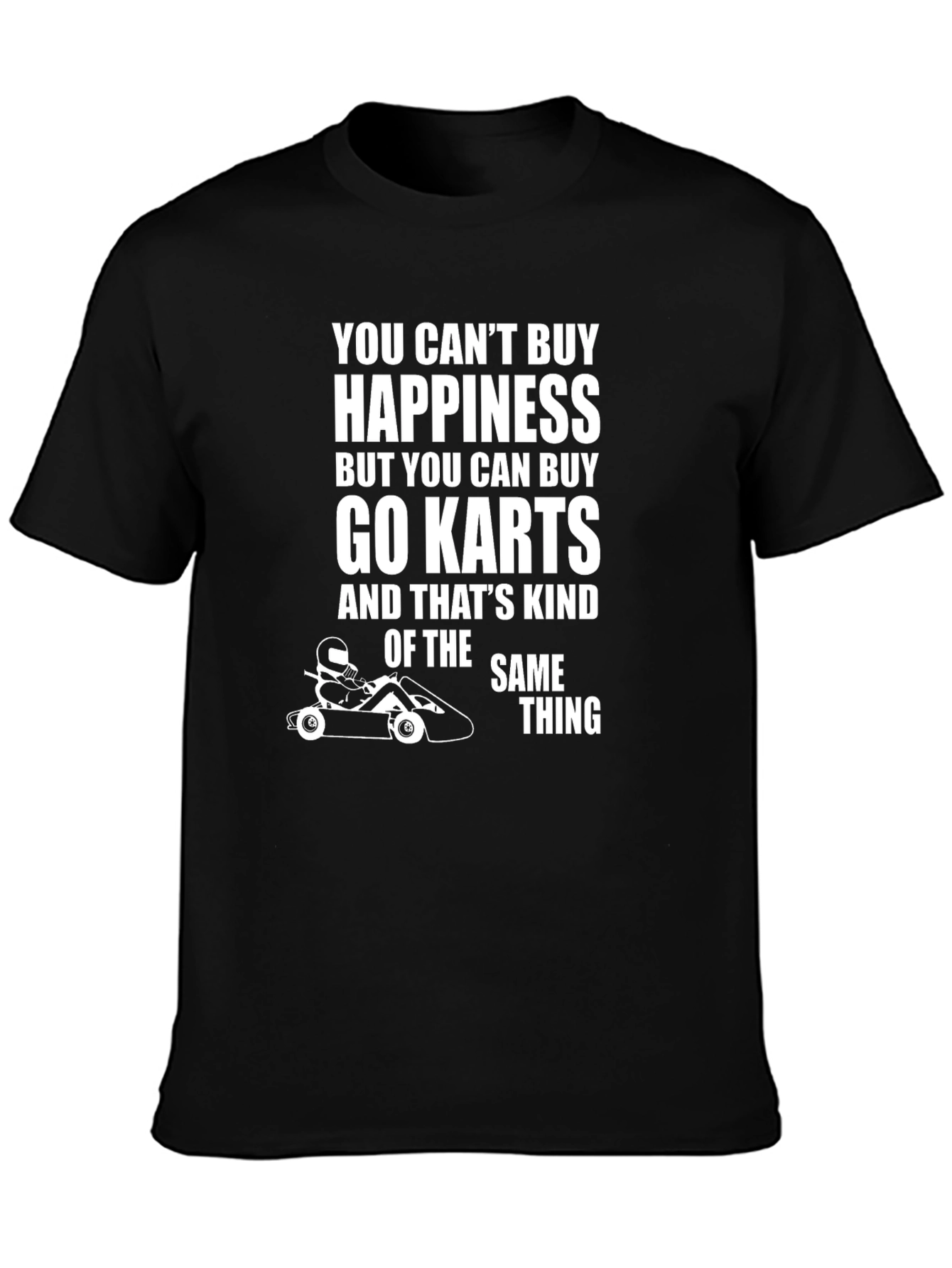 Go Karts Happiness T-Shirt - Black