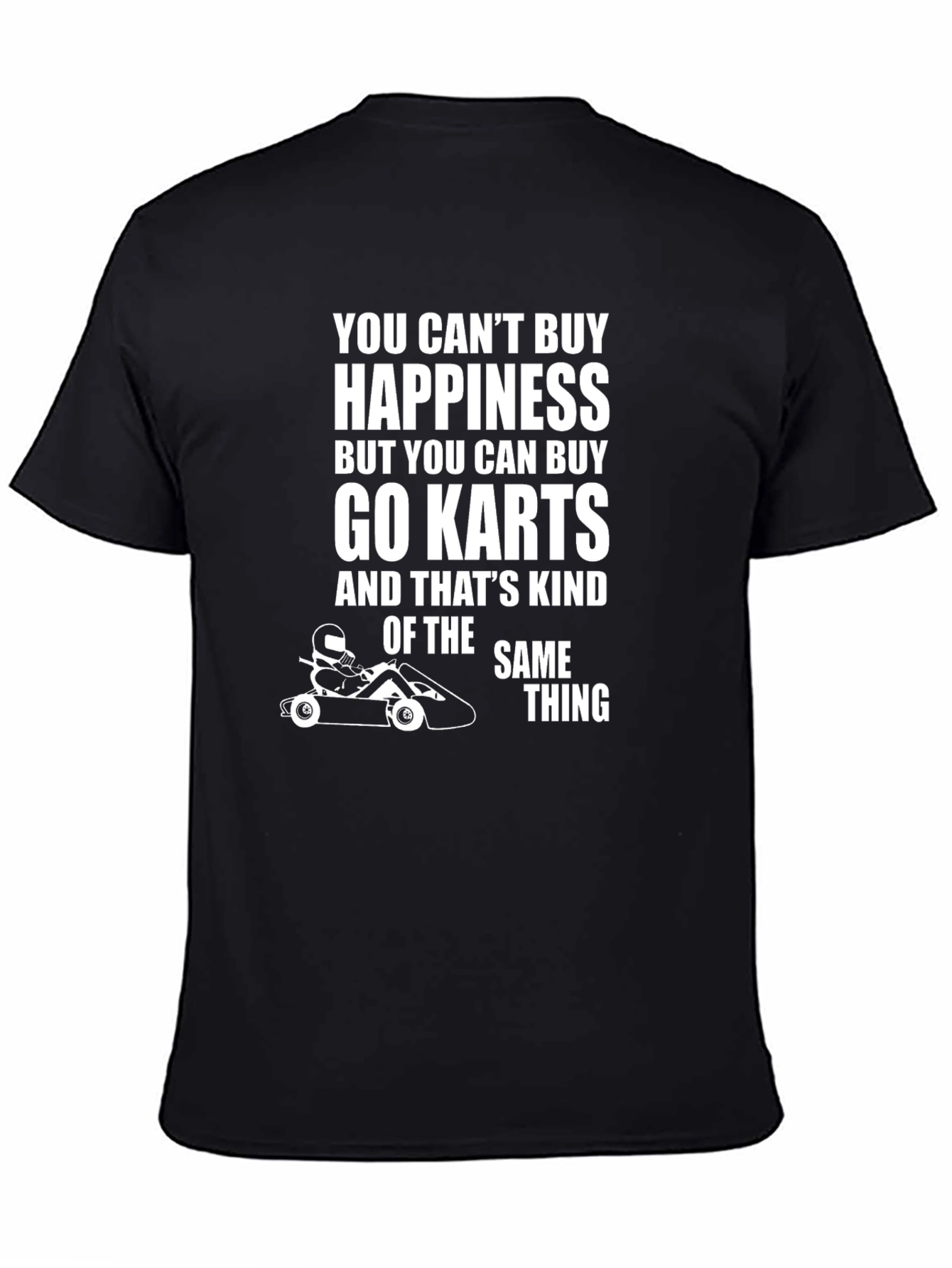Go Karts Happiness T-Shirt - Black