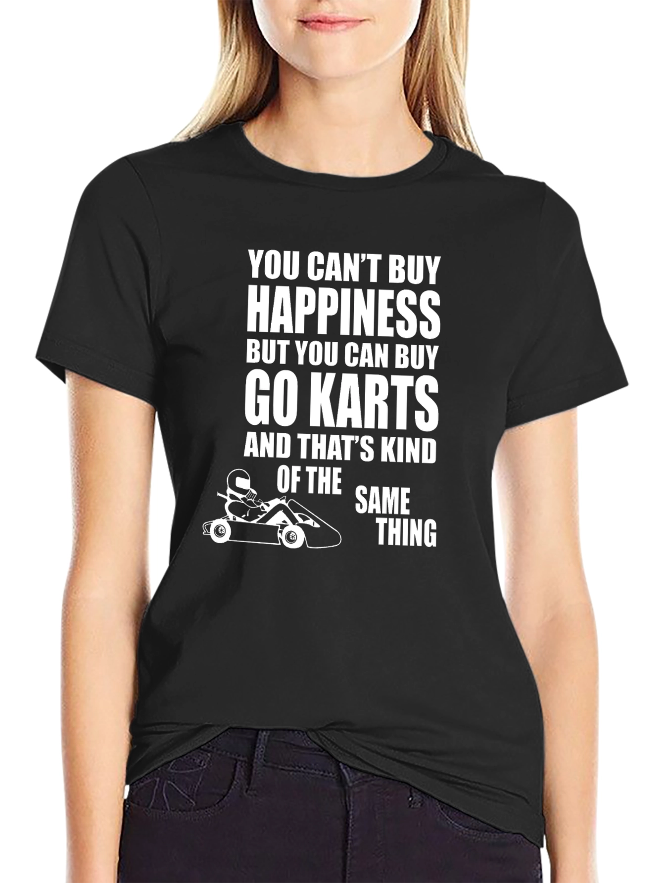 Go Karts Happiness T-Shirt - Black