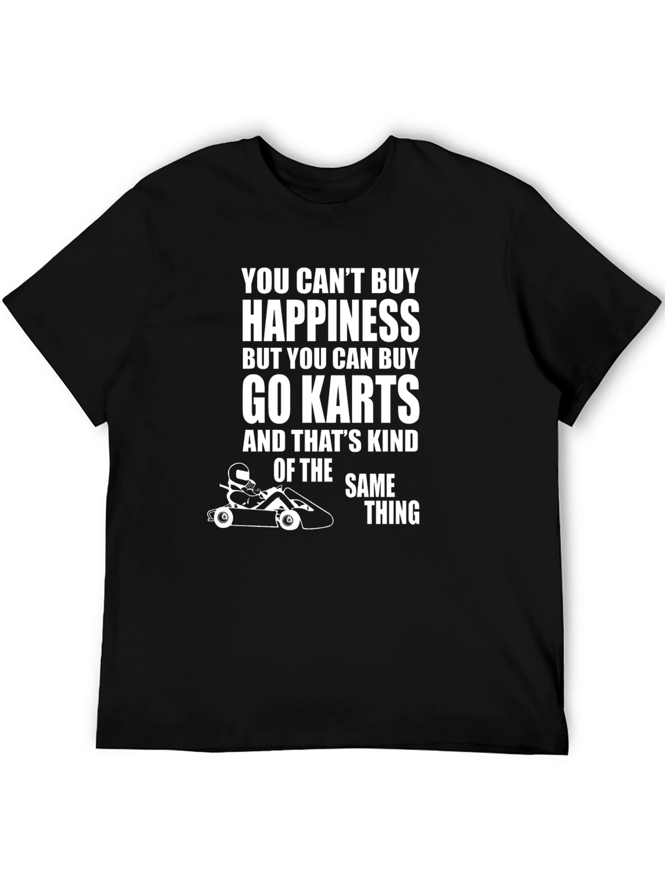 Go Karts Happiness T-Shirt - Black