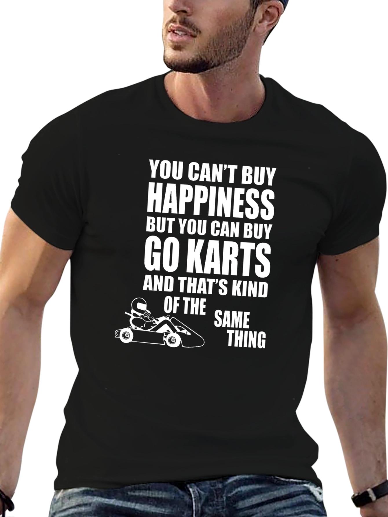 Go Karts Happiness T-Shirt - Black