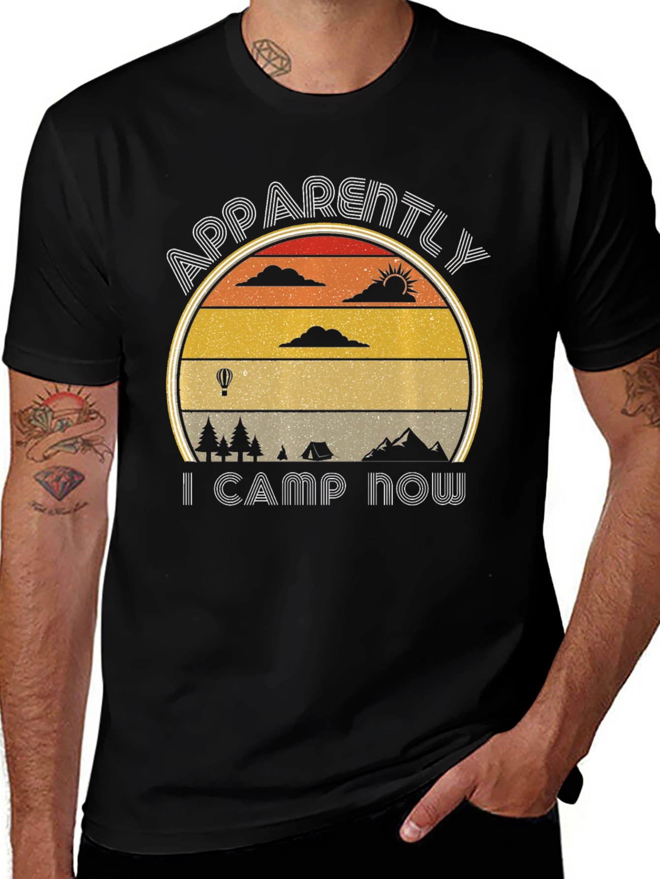 Apparently I Camp Now - Camping T-Shirt