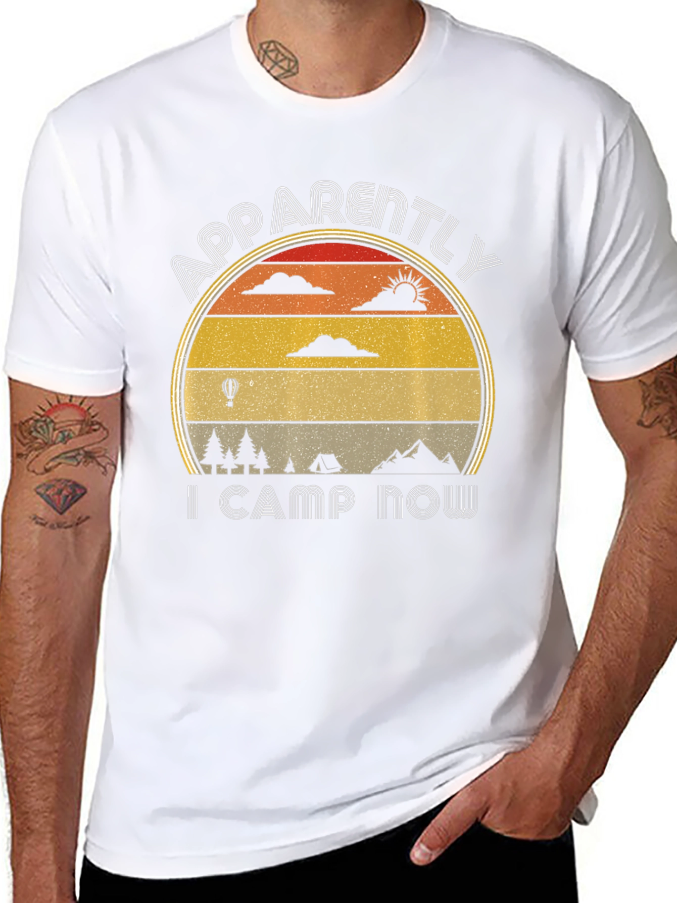 Apparently I Camp Now - Camping T-Shirt