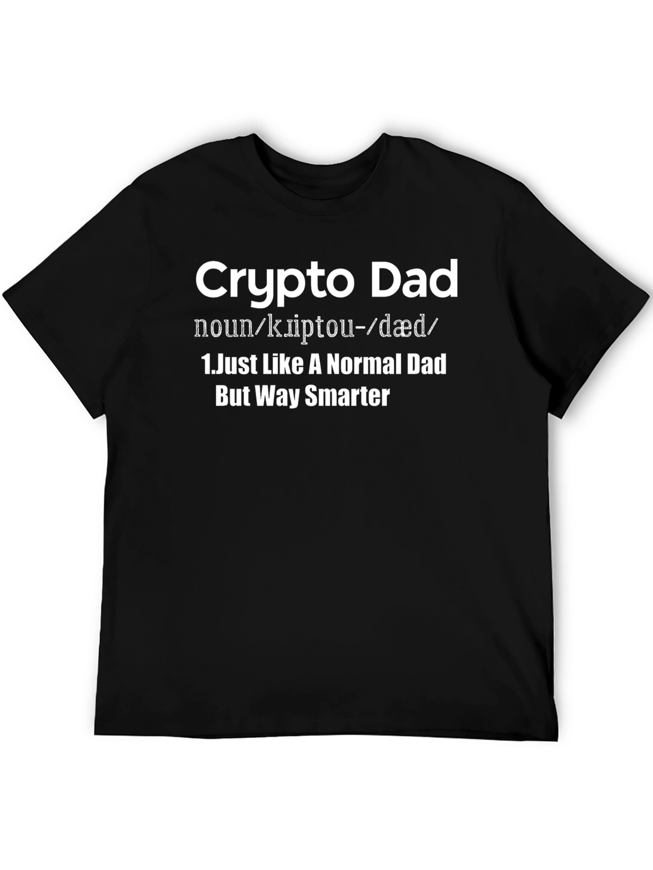 Crypto Dad T-Shirt - Funny Definition Tee