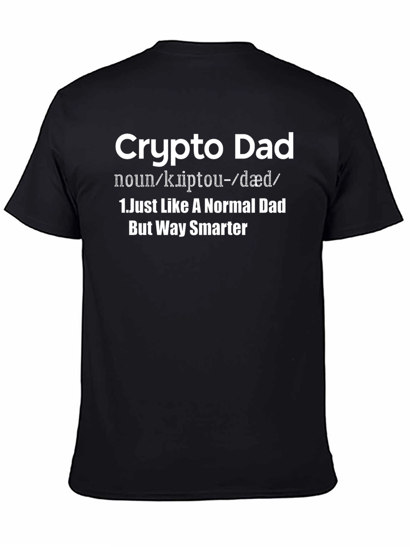 Crypto Dad T-Shirt - Funny Definition Tee