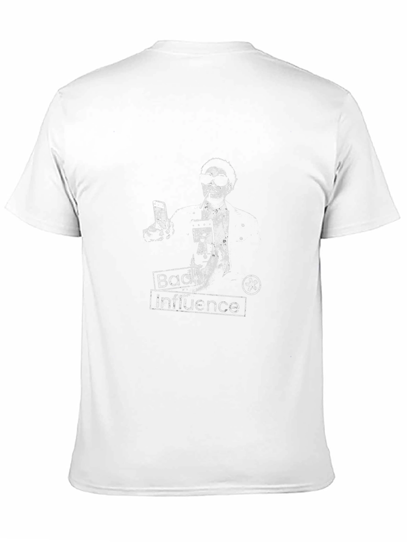Bad Influence Graphic Print Black T-Shirt