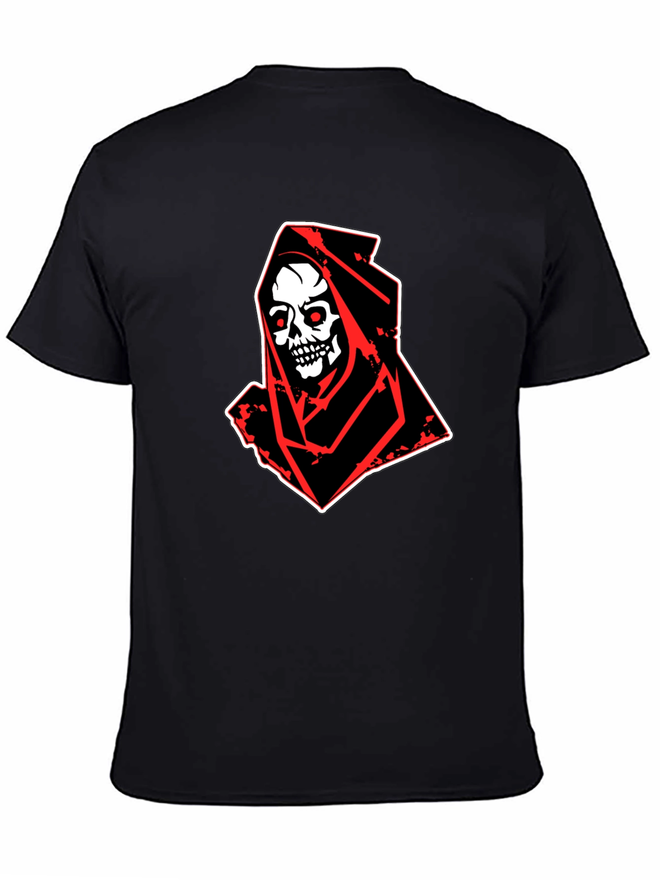Grim Reaper Graphic Tee - Skull Design