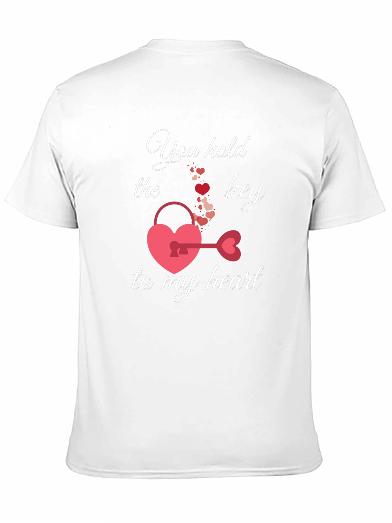 Heart Key Valentines Day T-Shirt